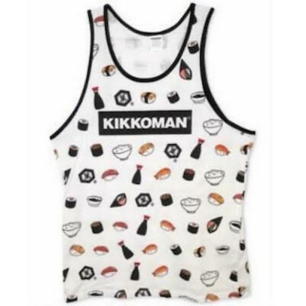 Changes Kikkoman Mens Printed Tank, Various Sizes